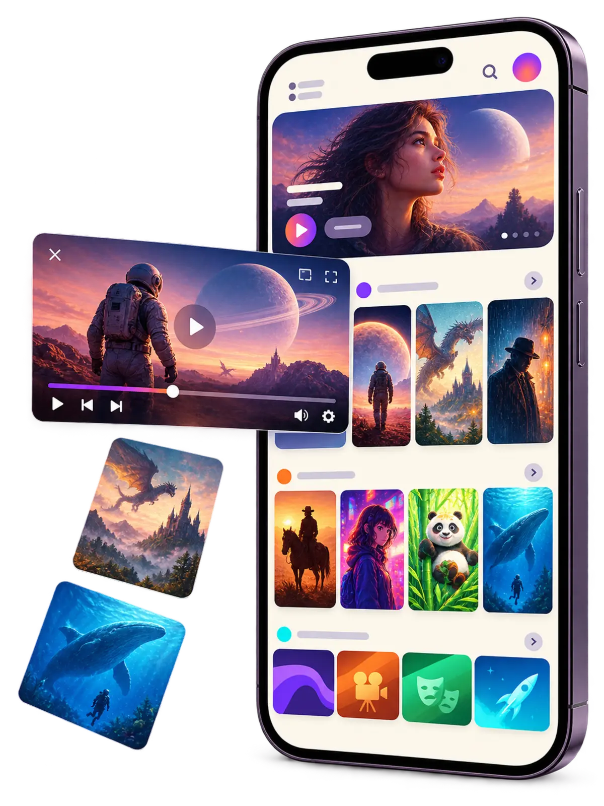 人人视频 APP 界面概览